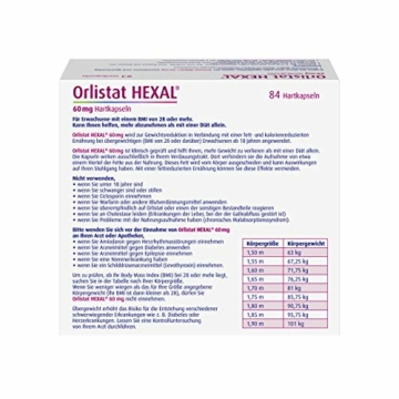 Orlistat HEXAL - 60 mg Hartkapseln, 84 St Hartkapseln - 4