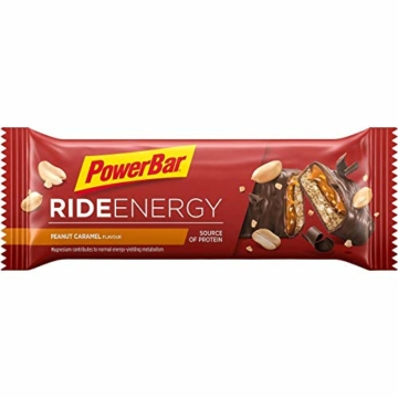 Powerbar Ride Energy Peanut-Caramel - Kohlenhydrat Eiweißriegel + Magnesium | 18 x 55g | 55g (18er Pack) - 2