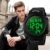 RSVOM Herren Digital Quarz Uhren mit Schwarz Silikon Armband 50M Wasserdicht Big Face Sport Armbanduhr mit Wecker Stoppuhr mit LED-Hintergrundbeleuchtung Digitaluhren für Männer - 7