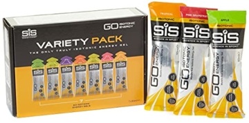 Science in Sport SIS Go Isotonic Energy Gel Variety - Pack of 7 x 60ml - 1
