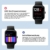 Smartwatch, Fitnesstracker mit 1,69 Zoll großer HD-Farbbildschirm, Stressmessung, Überwachung von SpO2, Herzfrequenz, Schlaf, usw. 5ATM Wasserdicht Armbanduhr für Damen Herren kompatibel iOS Android - 2