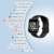 Smartwatch, Fitnesstracker mit 1,69 Zoll großer HD-Farbbildschirm, Stressmessung, Überwachung von SpO2, Herzfrequenz, Schlaf, usw. 5ATM Wasserdicht Armbanduhr für Damen Herren kompatibel iOS Android - 7