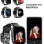 Smartwatch Herren Damen, 1.69'' HD Screen Fitness Tracker Uhr IP68 Wasserdicht Fitnessuhr mit Pulsuhr Schlafmonitor SpO2 Schrittzähler Kalorien, Sportuhr Smart Watch für Android iOS, Schwarz - 7