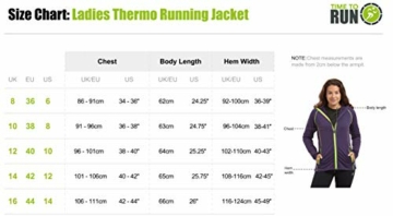 time to run Thermo-Laufjacke für Damen mit Frontreißverschluss Tasches und Kapuze M Limonengrün - 7