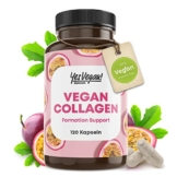Vegan Collagen (120 Kapseln) mit Aminosäuren, Vitamin A C E, Biotin, Silicium, Zink und Mangan I Pflanzliche Alternative zu Collagen Pulver I Kollagen vegan (1x 120 Kapseln) - 1