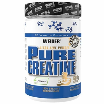 Weider Pure Creatine - Creapure Kreatin Monohydrat Pulver 600 g, Fitness & Bodybuilding, 176 Portionen - 1