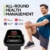 Amazfit Bip 3 Pro Smartwatch mit Herzfrequenz, SpO2-Monitor, 1,69