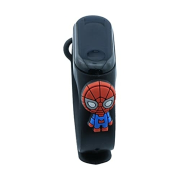 Digitale sportliche Armbanduhr aus Silikon für Jungen und Mädchen, Cartoon, kompatibel mit Xiaomi Mi Band, Spiderman. - 2