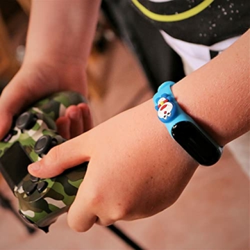 Digitale sportliche Armbanduhr aus Silikon für Jungen und Mädchen, Cartoon, kompatibel mit Xiaomi Mi Band, Spiderman. - 5