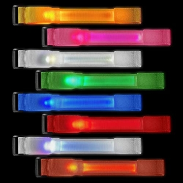 M.best 16 Stück LED Light Up Armbänder Glühen blinkende Armbänder Glühen in der dunklen Partyzubehör für Hochzeit, Raves, Konzert, Camping, Sportereignisse, Party - 3