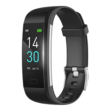 MicLee Damen Herren Smartwatch Fitness Armband Wasserdicht IP68 Farbbildschirm Fitness Uhr Fitness Tracker Aktivitätstracker Schrittzähler Sportuhr Anruf SMS Beachten für iOS Android Handy - 1
