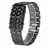 yuyte Elektronische Armbanduhr, Modische Stahlband, Digitales Led Armband, Luxus Edelstahlband Für Herren - 1