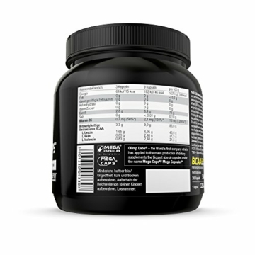Olimp Sport Nutrition- BCAA 1100 Mega Caps. Aminosäuren Kapseln (300Stk). Hochdosiertes Nahrungsergänzungsmittel - 2